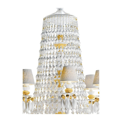 Winter Palace Thirty-Light Porcelain Chandelier