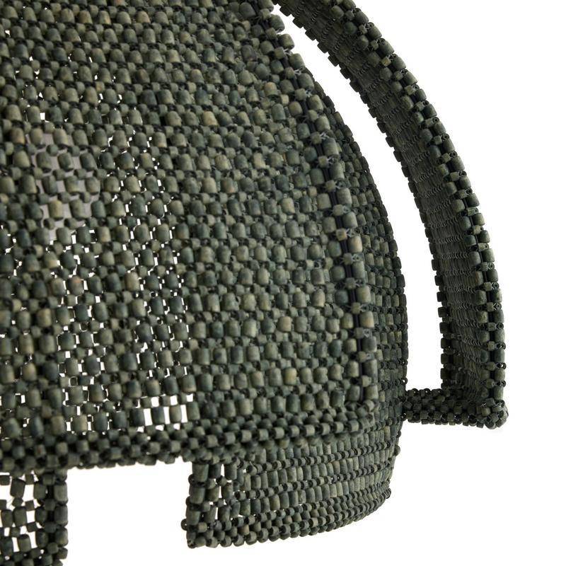 Woven Rattan Layered Pendant Light