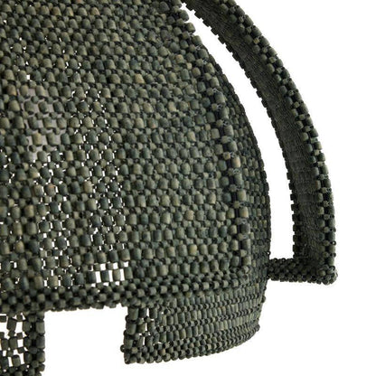 Woven Rattan Layered Pendant Light