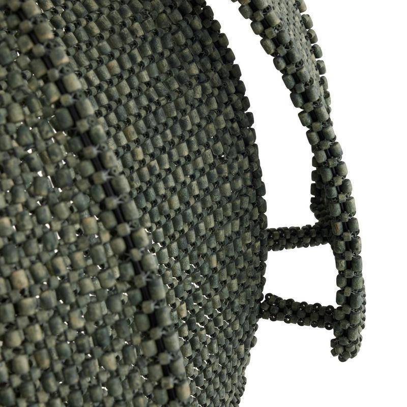 Woven Rattan Layered Pendant Light